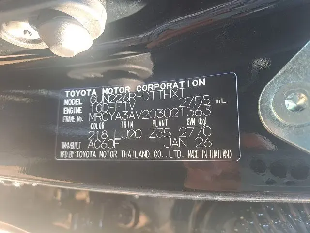 TOYOTA HILUX TRAVO thumbnail 7