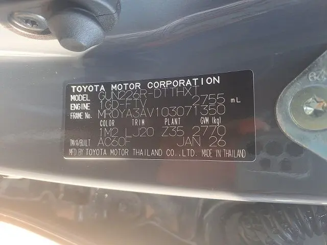 TOYOTA HILUX TRAVO thumbnail 4