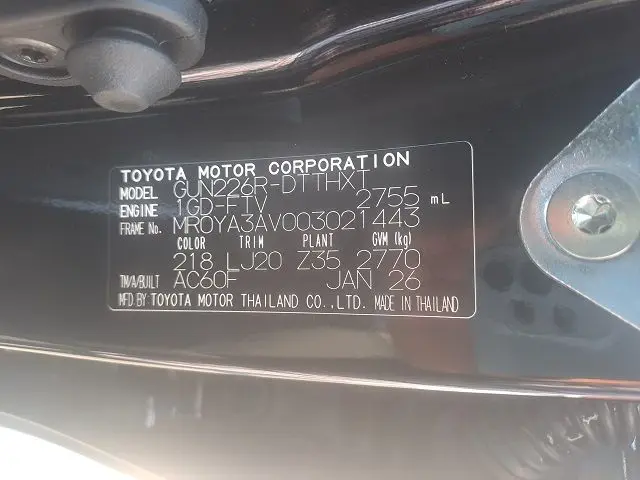 TOYOTA HILUX TRAVO thumbnail 6