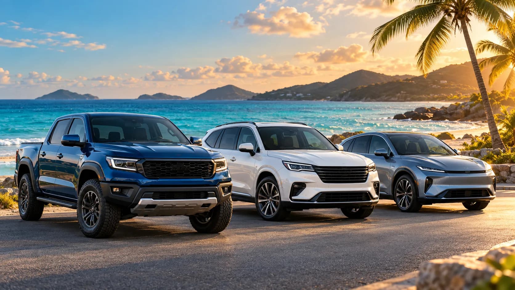 Vehicles ready for export to Cuba